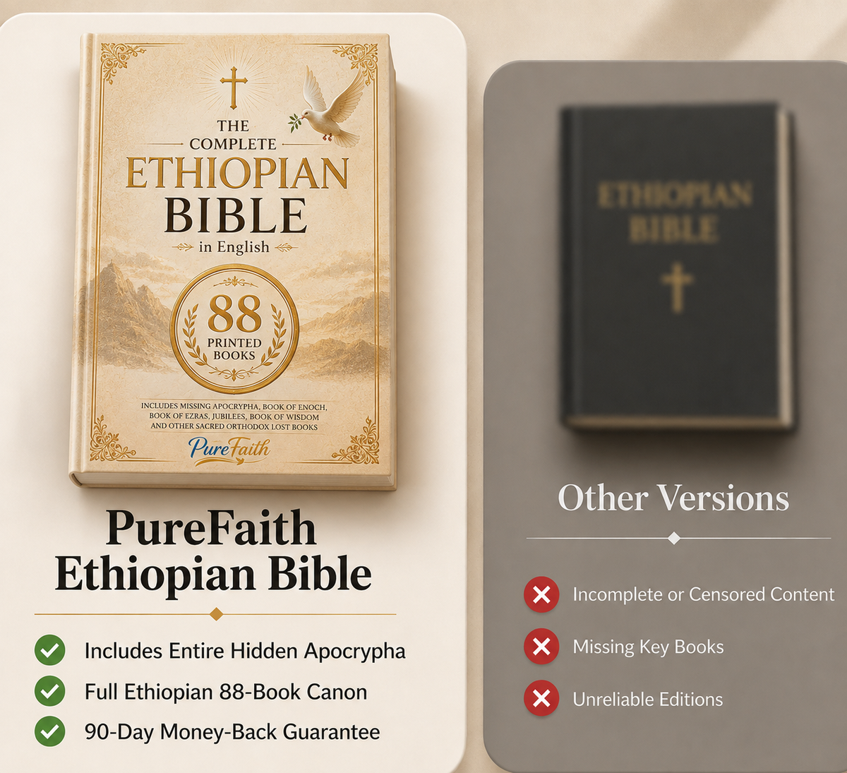 PureFaith Ethiopian Bible – Complete 88-Book Edition